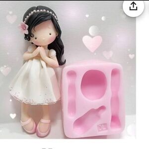Girl First Communion silicone mold- Nina comunion- First Holy comunión